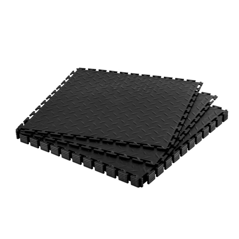Garage Floor Tiles Interlocking, 513 x 513 x 5 mm, 8 tk
