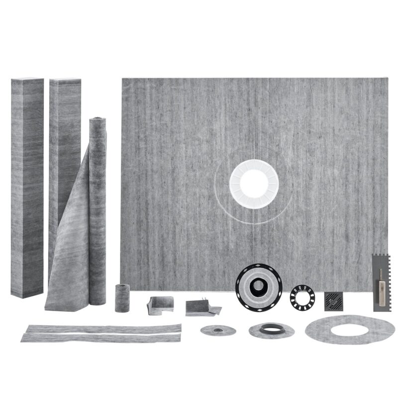 Shower Curb Kit, 1219 x 1524 mm, 3 m