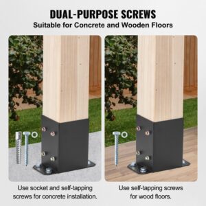 101,6x101,6 mm posti alus, 101,6 x 101,6 mm, 10 tk — pilt 3