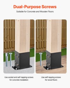 4x4 posti alus, 91,44 x 91,44 mm, 10 tk — pilt 3