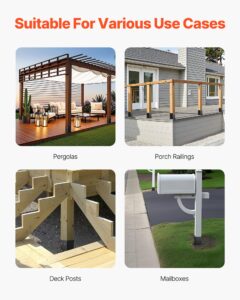 4x4 posti alus, 91,44 x 91,44 mm, 10 tk — pilt 6