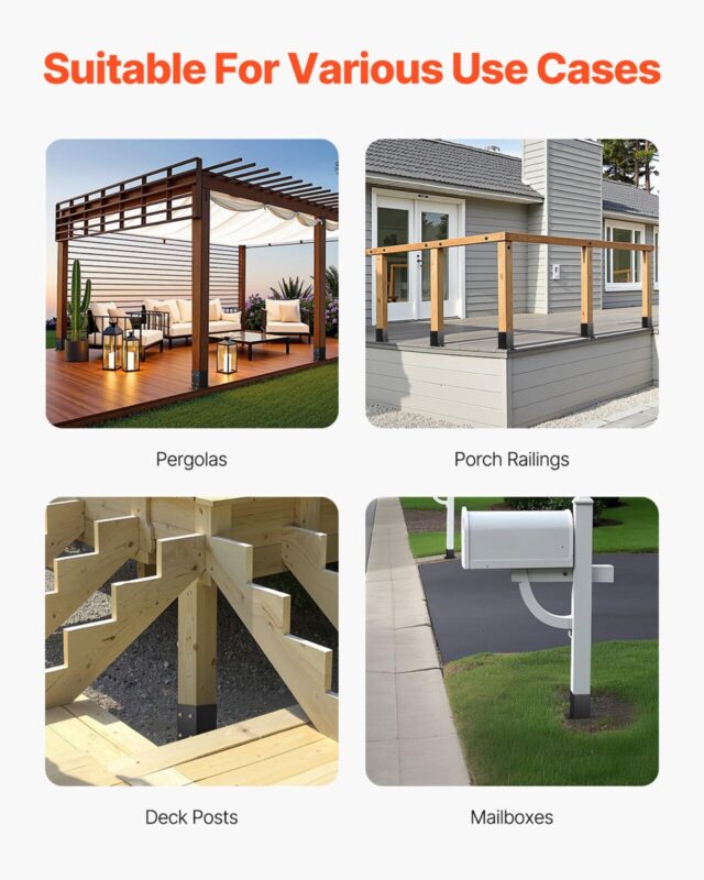 4x4 posti alus, 91,44 x 91,44 mm, 10 tk