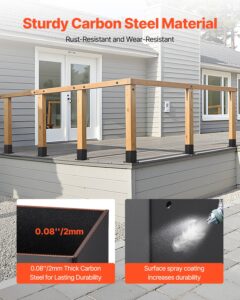 6x6 posti alus, 142 x 142 mm, 4 tk — pilt 4