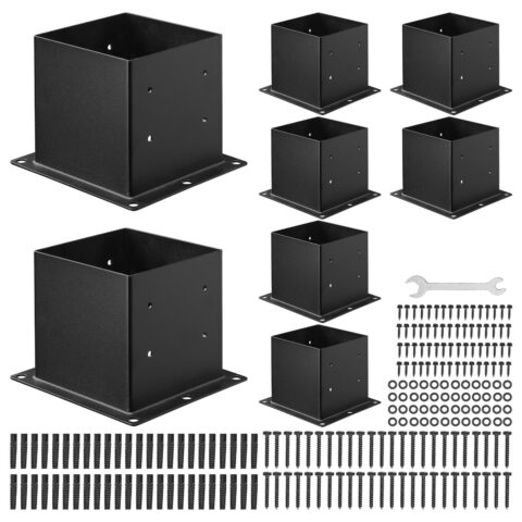 4x4 Post Base 8 Pcs, 8 tk, 92 x 92 mm