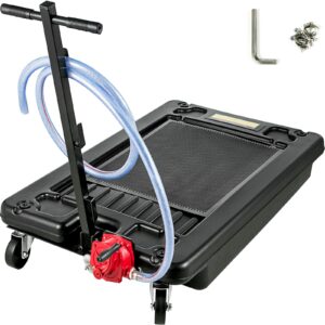 Kaasaskantav õlivann pumbaga 64L õlivann 64,3 L madala profiiliga õlivann 8' voolikuga — pilt 1
