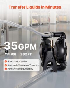 Suruõhuga töötav topeltmembraaniga pump, 132 L — pilt 3