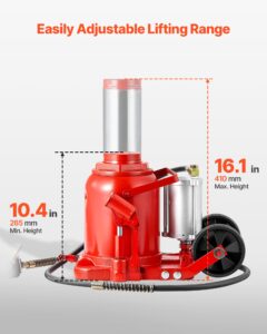 Õhkhüdrauliline pudelitungraud, 50001 kg, 410 mm — pilt 4
