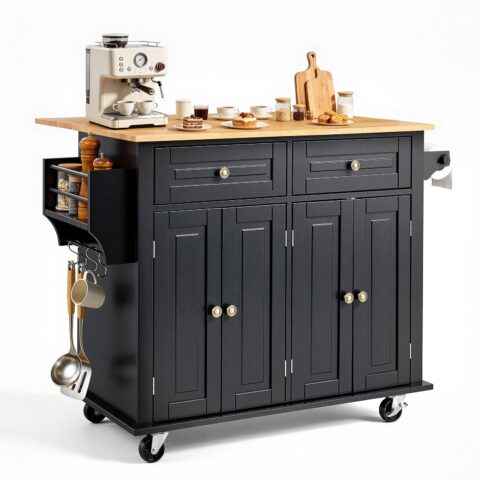 Kitchen Island Cart, 109 cm, 64 mm