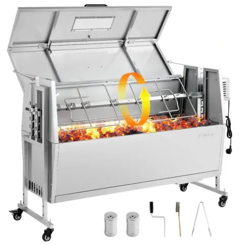 Rotisserie Grill 38W BBQ õues sea- ja lambaliha varrasröstija, 60 kg, 38 W, 59,9 kg