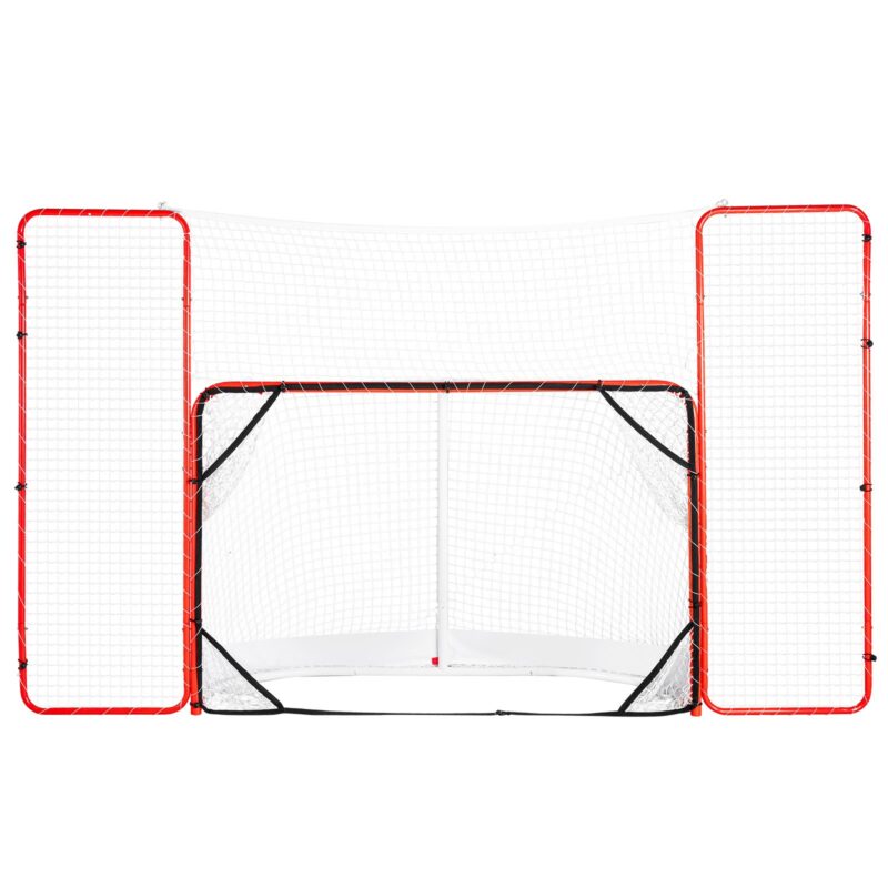 Hockey Goal with Backstop and Targets Street Outdoor Steel Hockey Net 182.9 cm, 182,9 cm