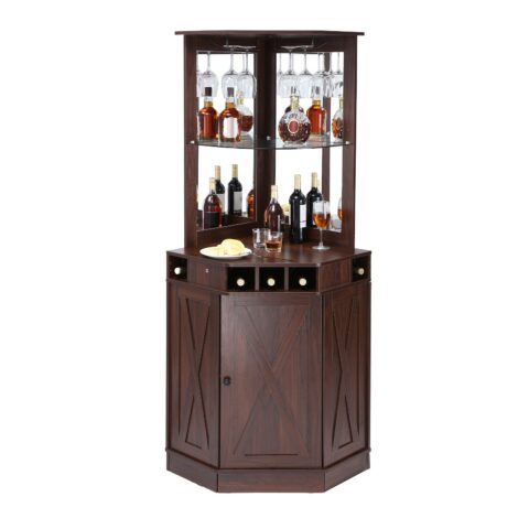 Corner Industrial Bar Cabinet, 68 kg, 68,0 kg