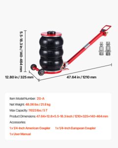 Õhutõstuk, 5 kg, 464 mm — pilt 7