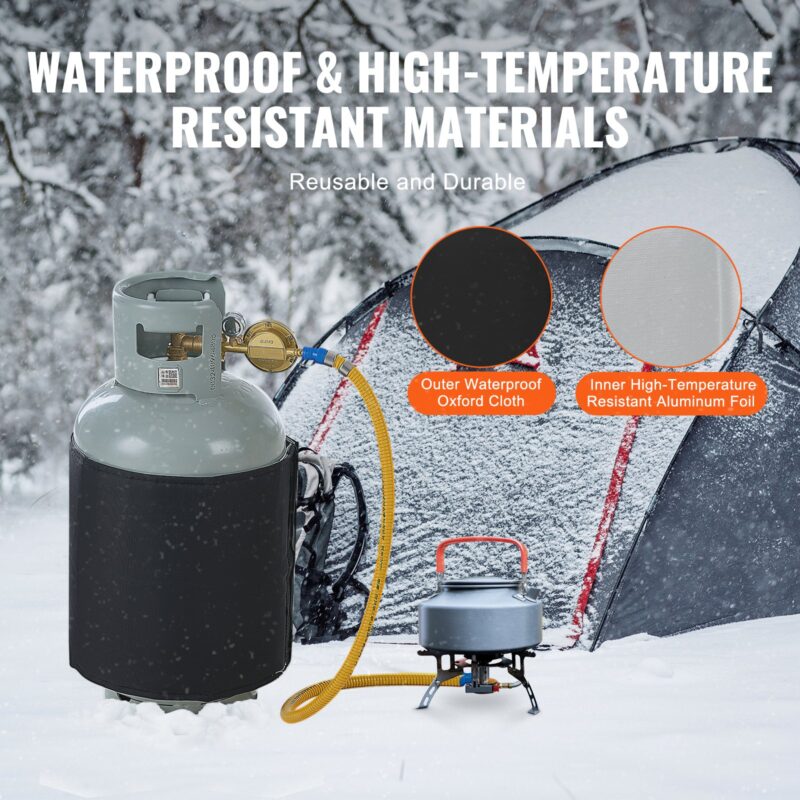 Isoleeritud riba stiilis gaasiballooni soojendaja 18,1 kg gaasipaakidele 120 W 32°C