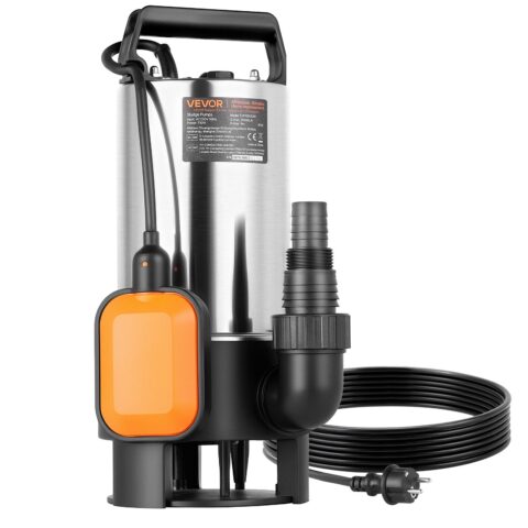 710W Submersible Sump Pump, 710 W, 20000 L/h, 9 m