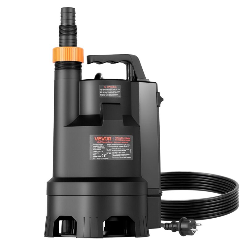 690W Submersible Sump Pump, 690 W, 17500 L/h, 9 m