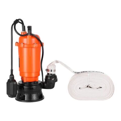 1500W Submersible Trash Pump, 1500 W, 21000 L/h, 18 m