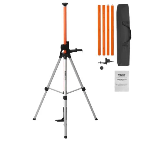 Lasertaseme statiiv 10,2 cm-20 ja 20,3 cm-11 keerme 1040-3400 mm kõrguse reguleerimine