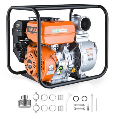 Gas Powered Water Pump, 101,6 mm, 7,62 m