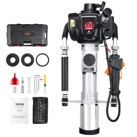 37,77 cm³ bensiinimootoriga T-posti ramm, 88 mm, 1000 W