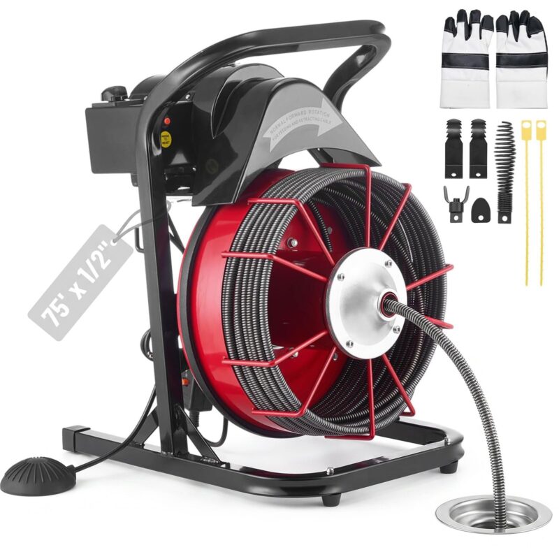 Drain Cleaner Machine 23m x 13mm, 23 m, 13 mm