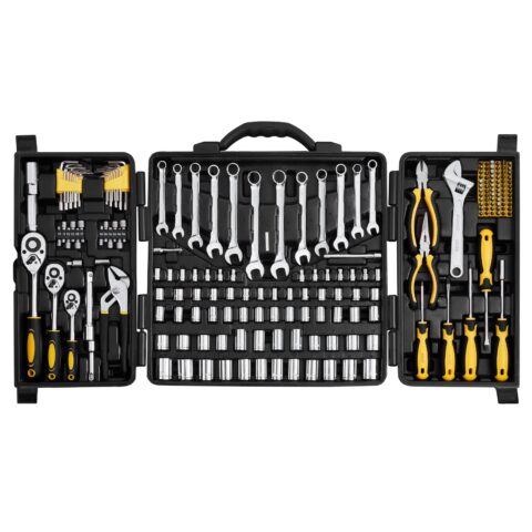 207-Piece Mechanics Tool Set, 6.35 mm, 1.27 cm