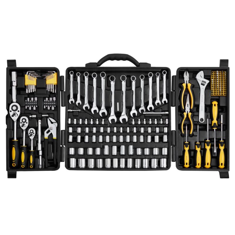 207-Piece Mechanics Tool Set, 6,35 mm, 1,27 cm