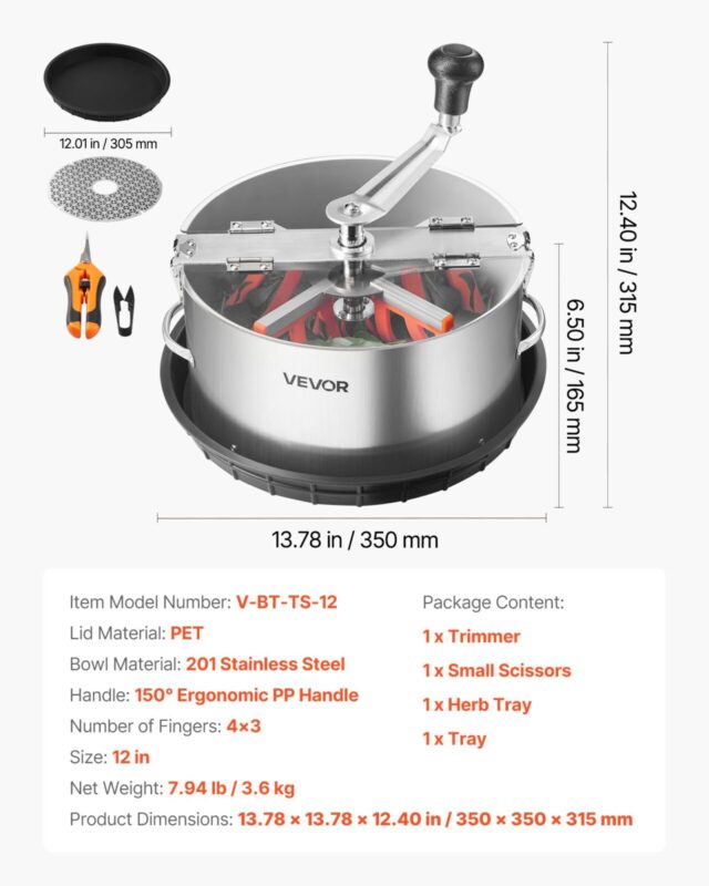 Käsitsi lehtede trimmer, 300 mm