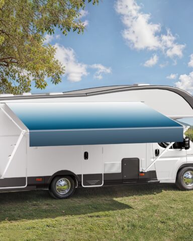 Manual RV Awning Complete Kit, 6,1 x 2,35 m, 5,08 cm