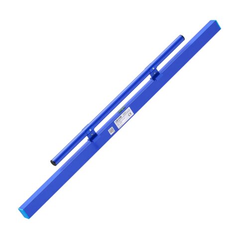 Concrete Screed 1200 mm Manual Screed Board Aluminum Alloy Blue