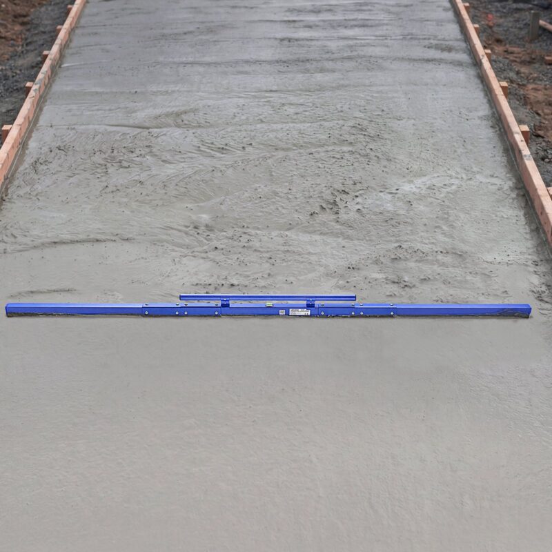 Betooni tasanduskiht 2430 mm Manuaalne tasandusplaat alumiiniumsulamist sinine
