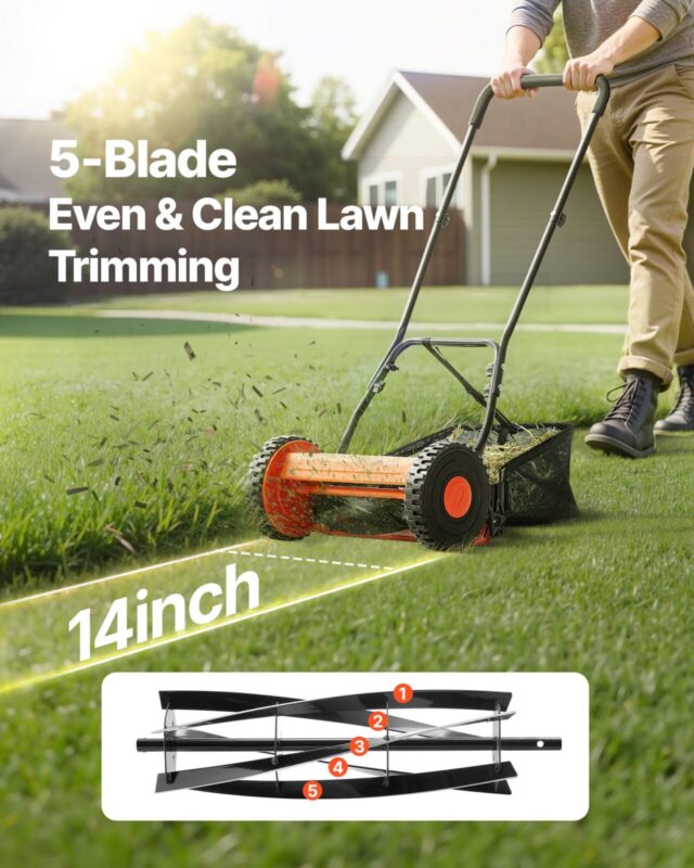 Lükandtraktor muruniiduk 35 cm, 45 mm