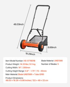 Lükandtraktor muruniiduk 35 cm, 45 mm — pilt 7