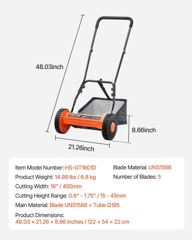 Lükandtraktor muruniiduk 40 cm, 45 mm