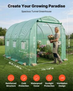 Tunnelkasvuhoone, 2,93 x 1,97 x 1,94 m — pilt 2