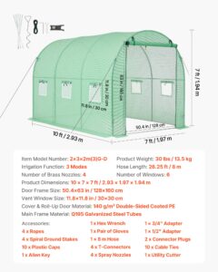 Tunnelkasvuhoone, 2,93 x 1,97 x 1,94 m — pilt 7