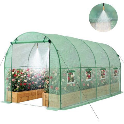 Walk-in Tunnel Greenhouse, 4,48 x 1,97 x 1,97 m, 0,5 mm