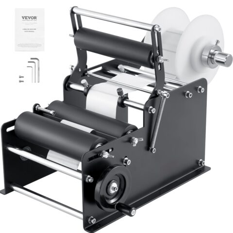 Manual Round Labeling Machine, 11,99 cm, 20 tk