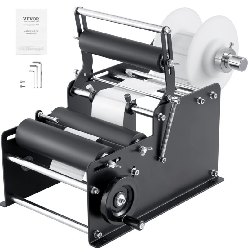Manual Round Labeling Machine, 11,99 cm, 20 tk
