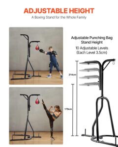 VEVOR 2-ühes poksikoti alus, 63,5 kg, 143×126×214 cm — pilt 3