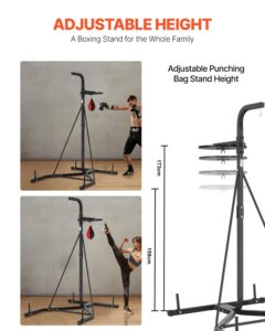 VEVOR 2-ühes poksikoti alus, 63,5 kg, 132×114×201 cm — pilt 3