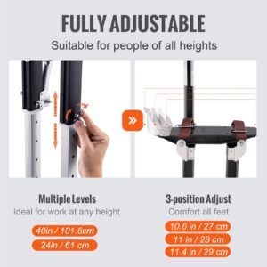 Kipsplaadi vaiad alumiiniumist tööriistavaiad 61 cm-102 cm reguleeritav värvimine must — pilt 3
