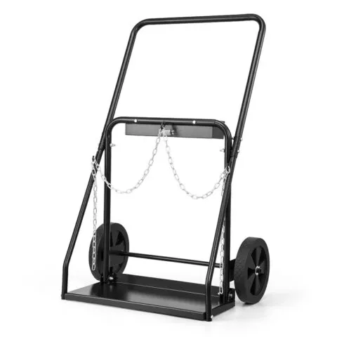 Kahekordse keevitusballooni käru, 200 kg, 25,4 cm