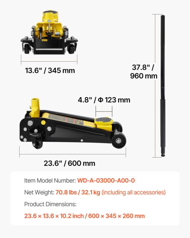 Põrandatungraud, 2994 kg, 50,8 cm