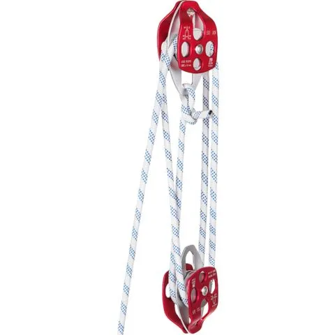 Twin Sheave Block ja Tackle 12 mm 30,48-60,96 m Twin Sheave Block koos punutise köiega
