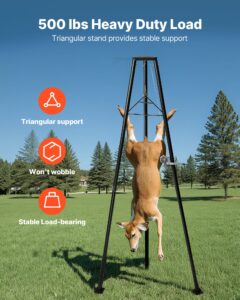 VEVORi statiiviga hirvetõstuk, 226,8 kg, 227 kg — pilt 2