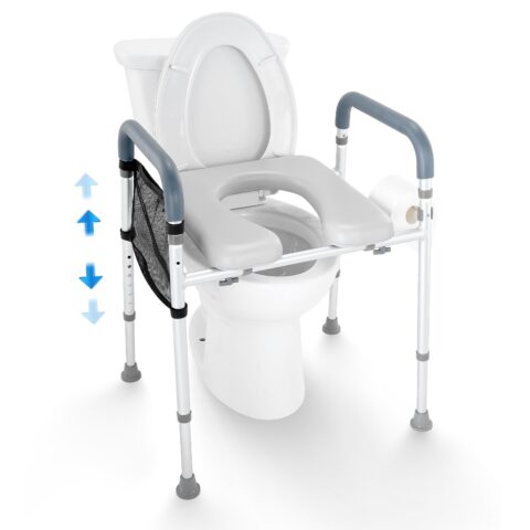 Raised Toilet Seat, 158,7 kg, 640 mm