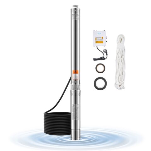Deep Well Submersible Pump, 550 W, 65 L, 64,0 m