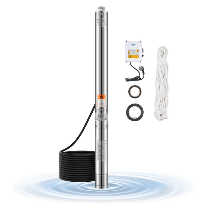 Deep Well Submersible Pump, 550 W, 65 L, 64,0 m