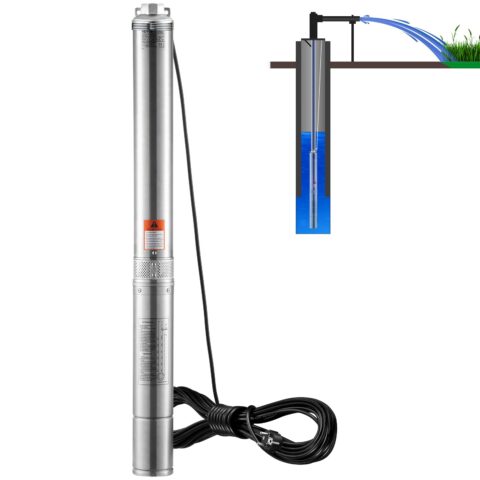 Deep Well Submersible Pump, 2200 W, 144 m
