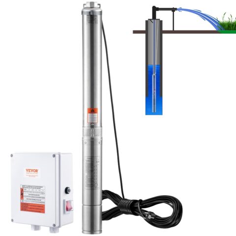 Deep Well Submersible Pump, 2200 W, 144 m